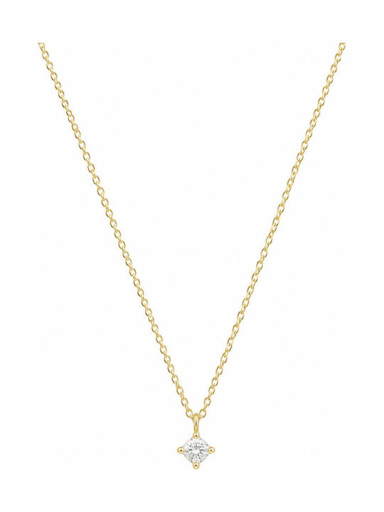 Kloxx Kloxx Halskette Mit Gold 9K Mit Zirkon Kloxx Kloxx Halskette Mit Gold 9K Mit Zirkon