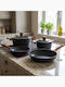 Nava Nature Mega Cookware Set from Aluminum with Stone Coating 4 Pieces