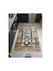 Covor Antiderapant Rectangular Maro 100x200cm