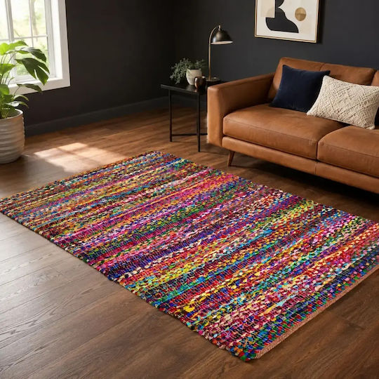 Covor Rectangular Din Iută Multicolor 120x180cm