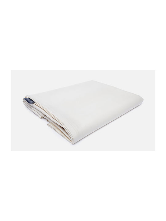 Valeria Home Husă Pentru Pilotă 100% Bumbac King Size 260x220 Bumbac Albă