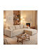 Maden Corner Couch with Left Corner Beige 279x203x90 cm