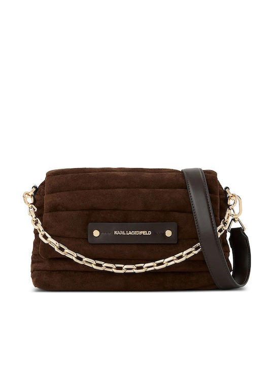 Women's Flap Bag Suede Tobacco