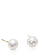 Chrilia Gold Earrings with Pearls