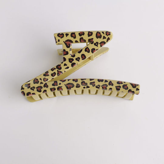 Coffee Leopard Series – Clamă De Păr Formă Z – 11cm
