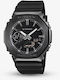 Casio Herrenuhr Batterie mit Schwarzem Gummiarmband