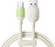 Joyroom Cablu USB-C tată - USB-A Bej 1.2m S-A53 3A