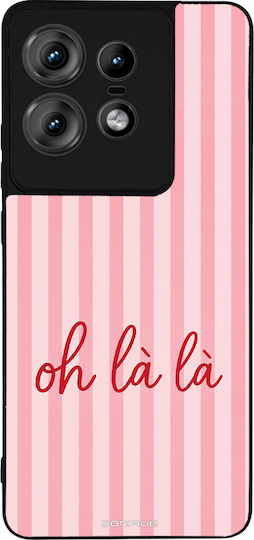 Калъф Sonique Stripe Stories Series Motorola Edge 50 Pro 5g Oh La La Розов