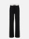 Damen Stoffhose Schwarz
