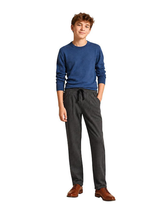 Kids Fabric Trousers Grey