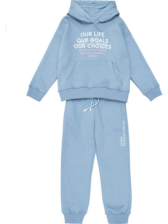 Kinder Sweatpants Set Hellblau