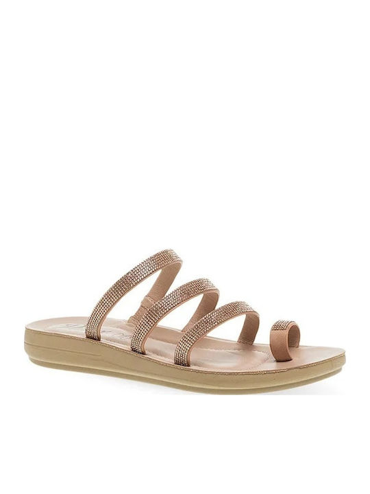 Parex Sandale Casual Damă Anatomici Roz Auriu
