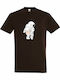 Unisex T-shirt "Asstronaut Zeigt Hintern Lustiger Weltraum" Schokolade