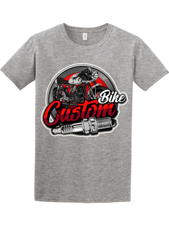 Gildan T-shirt Grey Cotton