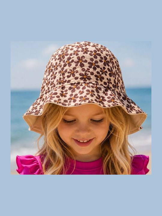 Swim Essentials Παιδικό Καπέλο Bucket Υφασμάτινο Αντηλιακό Μπεζ