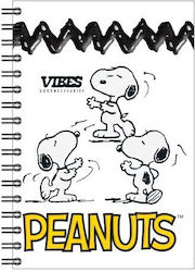 Peanuts Snoopy and Woodstock Σπιράλ Τετράδιο Ριγέ Β5 70 Φύλλων Peanuts Snoopy and Woodstock Σπιράλ Τετράδιο Ριγέ Β5 70 Φύλλων