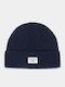 Beanie Căciulă Pentru Bărbați Tricotată în Culoare Albastră
