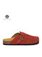 Afelpado Leder Herren Hausschuhe Rote
