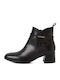 Leather Women's Ankle Boots Black