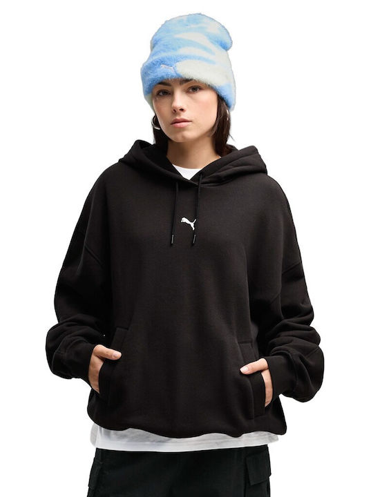 PUMA PUMA Women's Long Hooded Sweatshirt Black