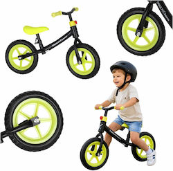 ikonka Bicicletă fără pedale pentru copii Neagră