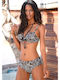 Set Bikini Animal Print Brown