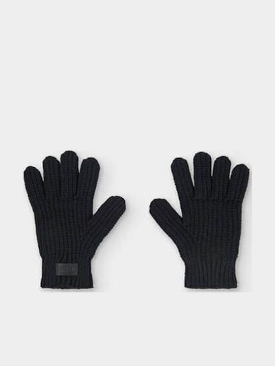 Kinderhandschuhe Gestrickt Schwarz