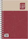 Innostat Daily Agenda 2027 Burgundy Spiral 10x14cm