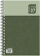 Innostat Daily Agenda 2027 Green Spiral 10x14cm