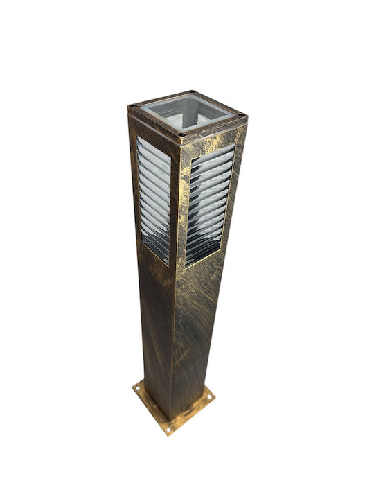 Epiplo-Fos Outdoor Small Post Floor Lamp for E27 Bulb Gold