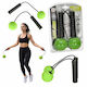 Kabelloses Springseil — Crossfit Training Cardio Gym Bälle Schwarz