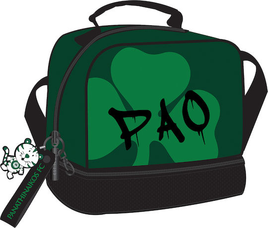 Back Me Up Pao School Insulated Lunch Bag Green 20x15x21cm
