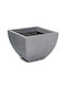 Koopman Ghiveci De Flori Din Plastic Gri 40x40x31cm
