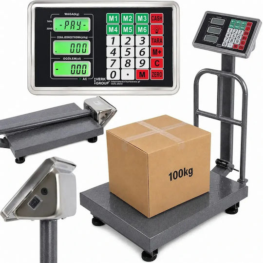 Verk Group Electronic Commercial Scale with Weighing Capacity 100kg