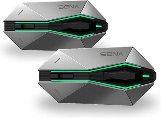 Sena 60X-01 Διπλή Ενδοεπικοινωνία για Κράνος Μηχανής με Bluetooth