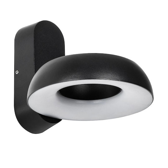 GloboStar Wandmontiertes Außenleuchte LED IP65 12W mit Warmweißem Licht 16x20x15cm