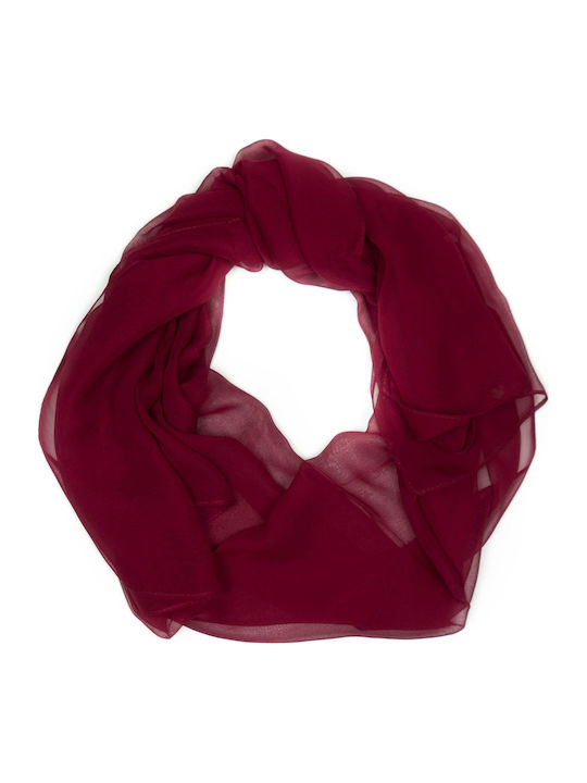 ButicCochet Fular Mătase Pentru Femei Burgundy