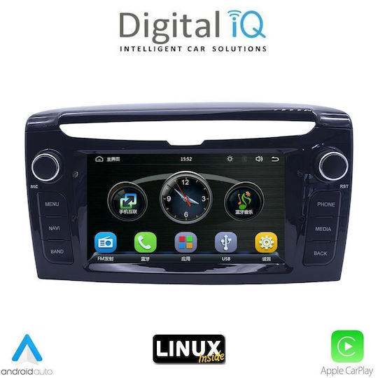 Digital Iq Bla 044_cpa 7" Deck Multimedia Linux System Lancia Ypsilon Mod 2011+