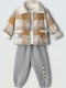 Kids Set with Pants Winter 2 Pieces Grey