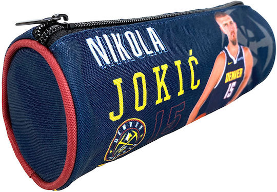 Back Me Up Nikola Jokic Ученически Несесер Цилиндър Черен