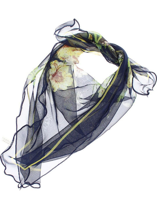ButicCochet Fular De Mătase Pentru Femei Albastru Marin ButicCochet Fular De Mătase Pentru Femei Albastru Marin