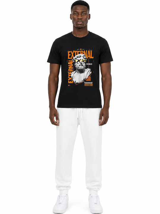 T-shirt Μαύρο