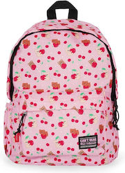 Legami Milano Teddy Bear Cherry School Backpack For Elementary With Water Bottle Holder Burgundy 24L 35 x 20 x 45cm
