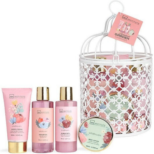 IDC Institute Secret Stories Garden Bloom Delight Σετ Περιποίησης για Καθαρισμό Σώματος 4τμχ