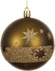 Plastic Brown Ball 8cm