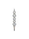Hanging Glass Ornament Transparent Glass 18cm