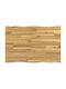 vidaXL Rechteckige Tischoberfläche aus Massivholz Weiß 90x50x3,5cm 938571