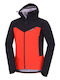 Herren Jacken Softshell Wasserdicht und Winddicht Aurelian Orange - Black