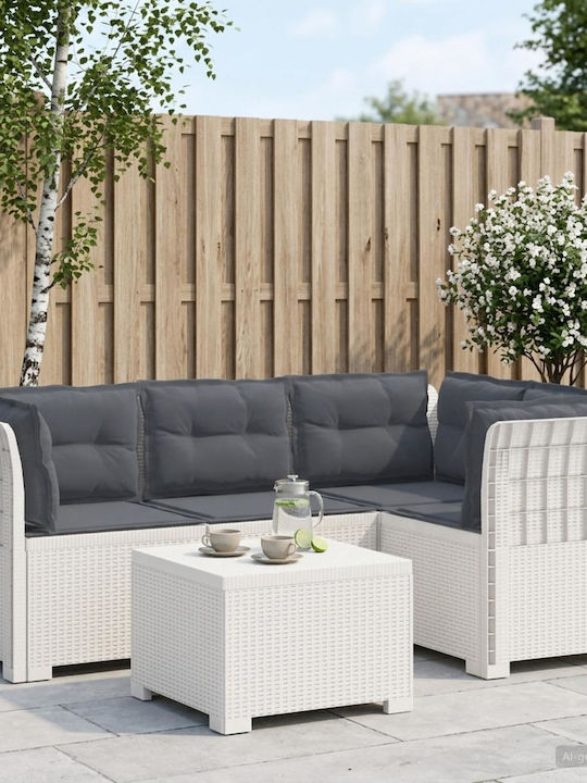 Ecksofa Outdoor Rattan mit Kissen