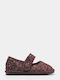 Kids Ballerinas with Hook & Loop Closure Burgundy